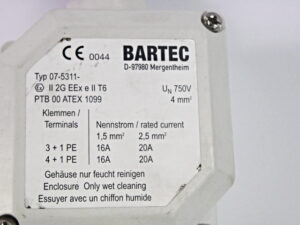 BARTEC 07-5311 Terminalbox ATEX EEx  –used-