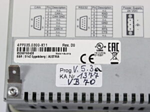 B&R 4PP035.0300-K11 Power Panel REV. D0 -OVP/refurbished-