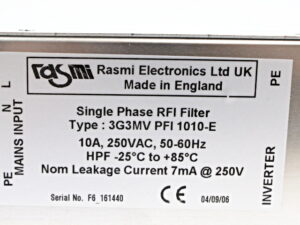 RASMI 3G3MV PFI 1010-E Einphasenfilter -OVP/unused-