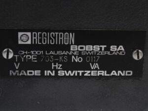 Bobst Registron 703-KS No 0117 Bedienmodul -used-