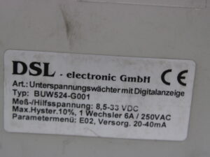DSL electronic BUW524-G001 Unterspannungswächter -used-