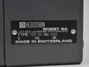 Bobst Registron 703-KS Control Box 0120 Circuit Board -used-