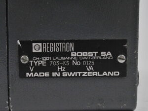 Bobst Registron 703-KS  Control Box 0125 Circuit Board -used-