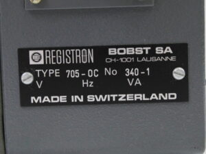 Bobst Registron 705-OC Control Box 340-1 Circuit Board -used-
