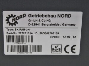 Getriebebau Nord Drivesystems SK PAR-3H -unused-