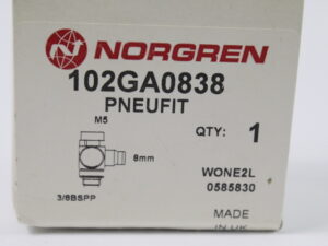 Norgren 102GA0838 Stopp Ventil -unused- -OVP/sealed-