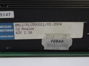 GEFEG NECKAR EM12/811000011/03.2004 Antriebssystem -used-