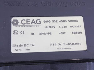 CEAG GHG 532 4506 V0000 Wandsteckdose  -unused-