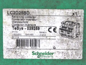 Schneider Electric LC2D25BD 039252 TeSys Wendeschütz – OVP/unused –