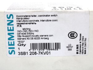 SIEMENS 3SB1208-7KV01 Koordinatenschalter – OVP/unused –