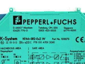 Pepperl+Fuchs KFA6-SR2-Ex2.W 103373 Schaltverstärker – used –