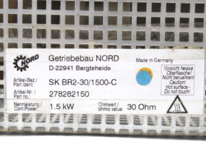 Getriebebau Nord SK BR2-30/1500-C 278282150 1,5kW Bremswiderstand – used –