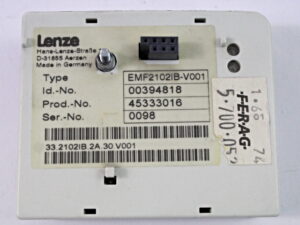 Lenze EMF2102IBCV001 Funktionsmodul -OVP/used-