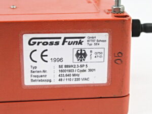 Gross Funk SE 889/K2.3-SP 5 Empfänger f. Funkfernsteuerung -used-