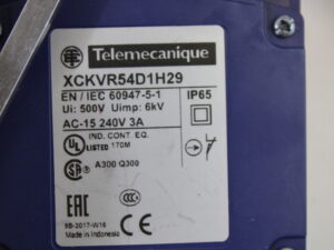 Telemecanique XCKVR54D1H29 Kreuzschalter -unused-