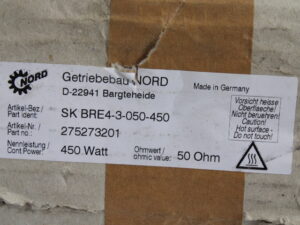 Getriebebau NORD SK BRE4-3-050-450 Bremswiderstand -unused-