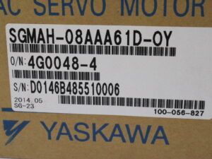 Omron/Yaskawa SGMAH-08AAA61D-0Y Servo Motor -unused/OVP-