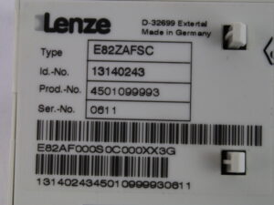 Lenze E82ZAFSC 13140243 Funktionsmodul -OVP/unused-