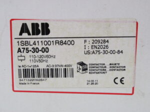 ABB A75-30-00 Leistungsschütz -unused/OVP-
