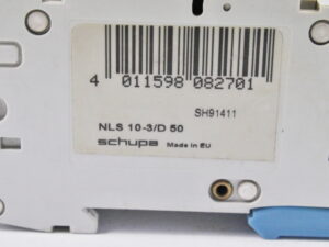schupa NLS 10-3/D50 Leistungsschutzschalter -used-