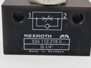 Rexroth 534 112 210 0 Flow Control Valve -used-