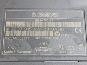 SIEMENS 6ES7315-2AF03-0AB0 SIMATIC S7-300 – E: 01 -used-