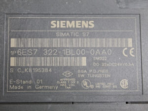 SIEMENS 6ES7322-1BL00-0AA0 SIMATIC S7 – Digitalausgabe E: 1 -used-