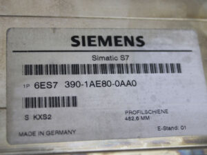 SIEMENS 6ES7390-1AE80-0AA0 Profilschiene E-Stand 01 -used-