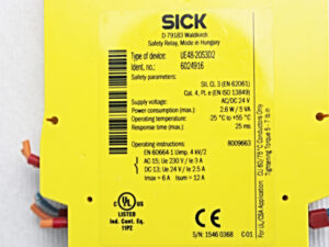 Sick UE48-20S3D2 Sicherheits Relais -used-