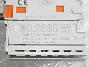 Beckhoff KL2535 2-Kanal-Pulsweitenstromklemme -used-