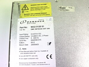 DANAHER MOTION DMC 50720-AC EXT 24V Controller 9032 0120 51 -used-
