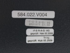 Ferag 584.022.V004 Bedienpanel Display Interface -OVP/unused-