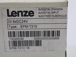 Lenze EPM-T210 DI 8xDC24V Digital Input Modul -OVP/unused-
