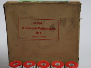 150 x D-Schraub-Paßeinsätze 10 A, 15 A und 20 A -unused-