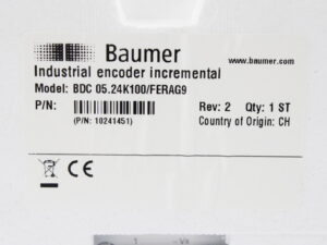 Baumer BDC 05.24K100/FERAG9 Encoder -unused/OVP- -sealed-