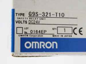 Omron G9S321-T10 Sicherheitsmodul -unused/OVP-