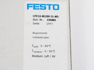 Festo CPE10-M1BH-5L-M5 Magnetventil -unused/OVP-