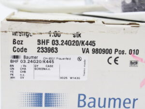 Baumer BHF 03.24G20/K445 Inkrementale Drehgeber -unused/OVP-