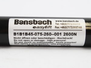 Bansbach B1B1B45-075-260–001 2600N easylift Gasdruckfeder -unused-