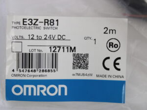 OMRON E3Z-R81 12-24 V DC fototelektrischer Schalter 2m -OVP/unused-