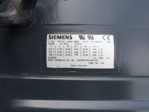 SIEMENS 1PH7167 – 2ED03 – 0BK3 Servomotor – refurbished –