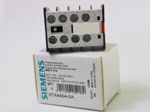 SIEMENS 3TX4404-0A Hilfsschalterblock 2 Stück -unused/OVP-
