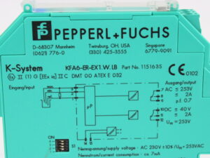 Pepperl+Fuchs KFA6-ER-Ex1.W.LB Konduktiver Schaltverstärker -OVP/unused-