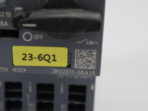 SIEMENS 3RV2011-0BA25 Leistungsschalter -used-