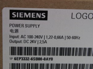 SIEMENS 6EP3332-6SB00-0AY0 LOGO!Power POWER SUPPLY -OVP/unused-