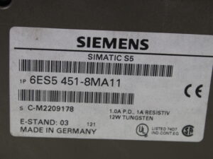 SIEMENS  6ES5451-8MA11 SIMATIC S5, Digitalausgabe E: 03 -used-